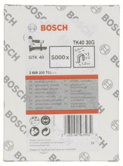 Bosch 2608200703 Klammer 1,2/18G KLAMMER 
