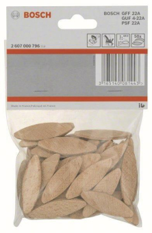 Bosch 50Flachdübel 45x15x4mm  2607000796 