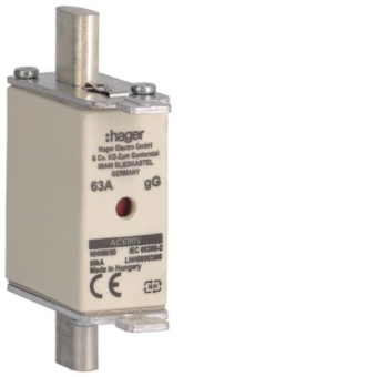 Hager Sicherungseinsatz NH000 LNH00063M6 