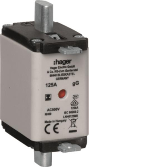 Hager Sicherungseinsatz NH00   LNH0125MK 