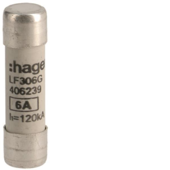 Hager Sicherungseinsatz 10x38mm   LF306G 