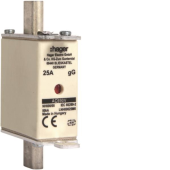 Hager Sicherungseinsatz NH000 LNH00025M6 