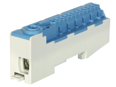 Pollmann Nulleiterklemme blau N 14-S 