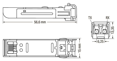 WAGO 852-201/107-030 SFP Module 100BASE 