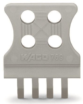 WAGO 769-413 Zugentlastungsplatte,grau 