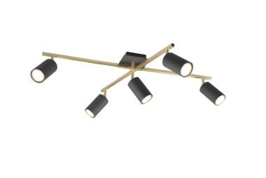Trio Deckenleuchte MARLEY, 5x  612400580 