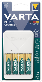 Varta            Plug Charger 4xAA 56706 