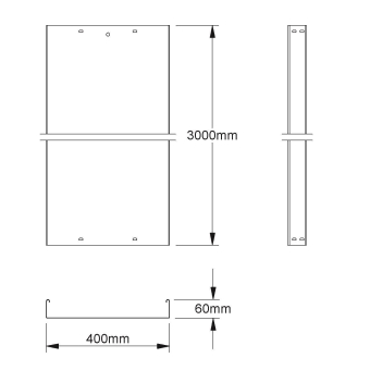 Niedax Kabelrinne           RLU 60.400 F 