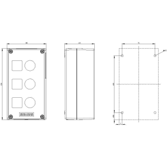 Siemens 3SU18030AA000AB1 Gehäuse 