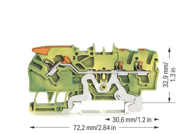 WAGO 2102-5307 3-Leiter-Schutzleiterk- 