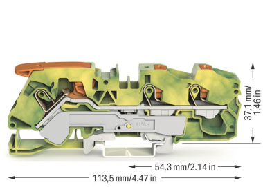 WAGO 2116-5307 3-Leiter-Schutzleiterk- 