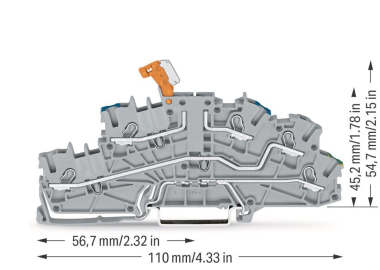 WAGO 2003-6641 Installationsetagen- 