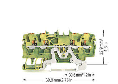 WAGO 2202-1407 4-Leiter-Schutzleiterk- 