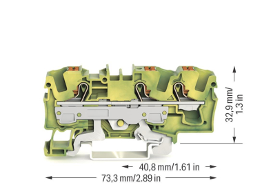 WAGO 2206-1307 3-Leiter-Schutzleiterk- 