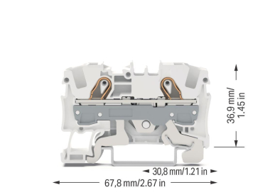 WAGO 2006-1208 2-Leiter-Schirmleiter- 