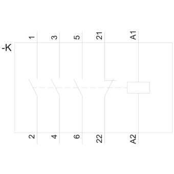 Siemens 5TT50320 INSTA Schütz 2S+2 