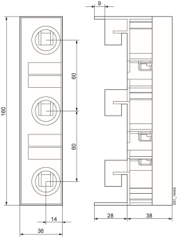 Siemens NEOZED Sicherungssockel  5SG6208 