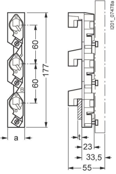 Siemens 5SG6202 NEOZED-Reiter- 