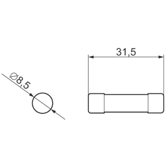 Siemens 3NW63041 Zylindersicherung gG 