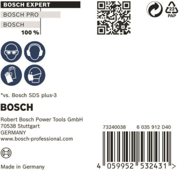 Bosch 10xHammerbohrer SDS-plus-7X Expert 