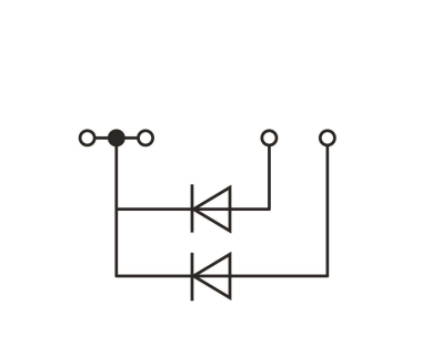 WAGO 279-620/281-408 Bauelementklemme,4 