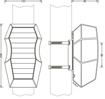 Siteco SConWi,MastBoxStandard   5EA3BS01 