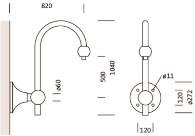 SITECO Wandarme gr.Glocke   5NY15601XW08 