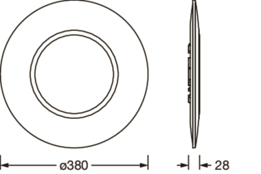 SITECO RONDEL21 flat HCL    5MD530CL18TW 
