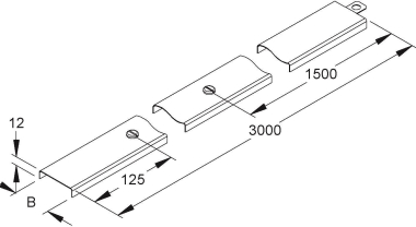 NIED Kabelrinnendeckel             RDV50 
