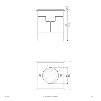 EVN LED Bodeneinbau -EDS /    PC67104602 