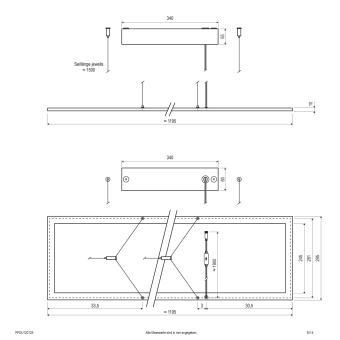 EVN LED Pendelleuchte -       PPDU120125 