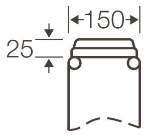 HENS Anbauflansch Mi FP 15 o.   Mi FP 15 