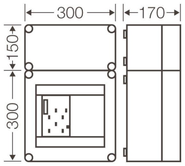 HENS Mi-Zählergehäuse Mi 2312,   Mi 2312 