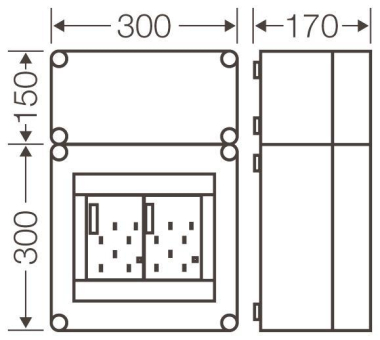 HENS Mi-Zählergehäuse Mi 2313,   Mi 2313 