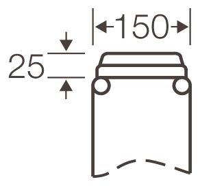 HENS Anbauflansch Mi FP 15 o.   Mi FP 15 