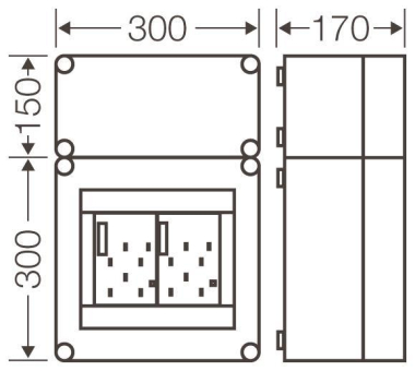HENS Mi-Zählergehäuse Mi 2313,   Mi 2313 