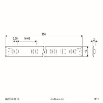 EVN LED-Strip -IP20 -     SK202460280125 