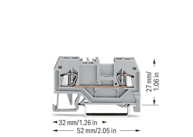 WAGO 279-901 2-Leiter-Durchgangs- 