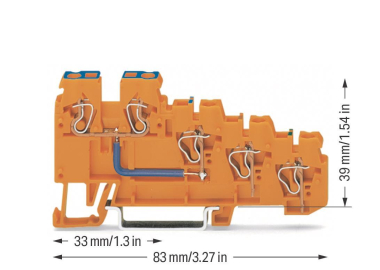 WAGO 270-574 4-Leiter-Initiatorenein- 