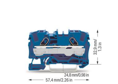 WAGO 2006-1204 2-Leiter-Durchgangsklemme 