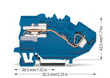 WAGO 782-613 1-Leiter-N-Trennklemme,6 