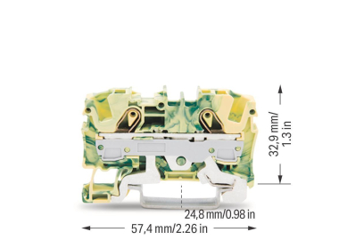WAGO 2006-1207 2-Leiter-Schutzleiterk- 