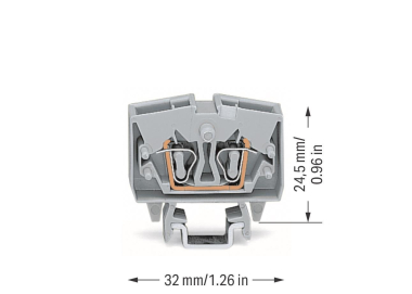 WAGO 264-701 2-Leiter-Mini-Durchgangs- 