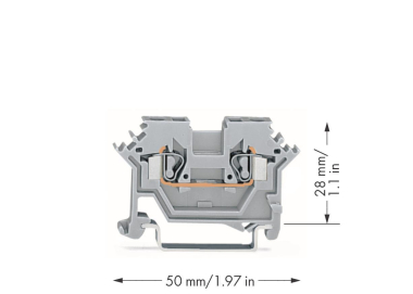 WAGO 280-601 2-Leiter-Durchgangs- 
