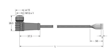 TURCK Industrielle   HT-WWAK4.5-10/S2430 