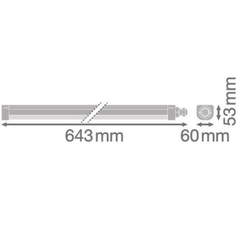 Ledvance DP COMP 600 V 16W 840 IP66 