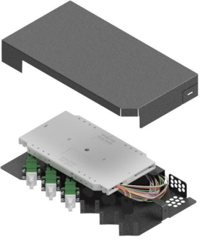 EasyLan Hutschienen-Spleißbox    LVR0629 