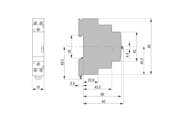 ABB Installationsrelais   E297-16-11/115 