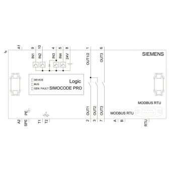 SIEM Grundgerät SIMOCODE 3UF7012-1AB00-0 