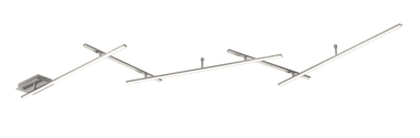 TRIO LED-Deckenleuchte nickel  674610507 